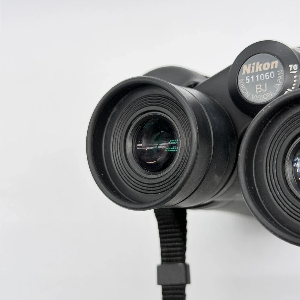Nikon Action 10x50 6.5 Binoculars with Case and Strap Black Good Condition
